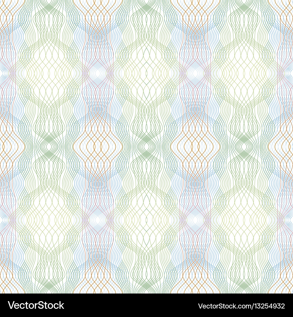 Guilloche Pattern Background vector image