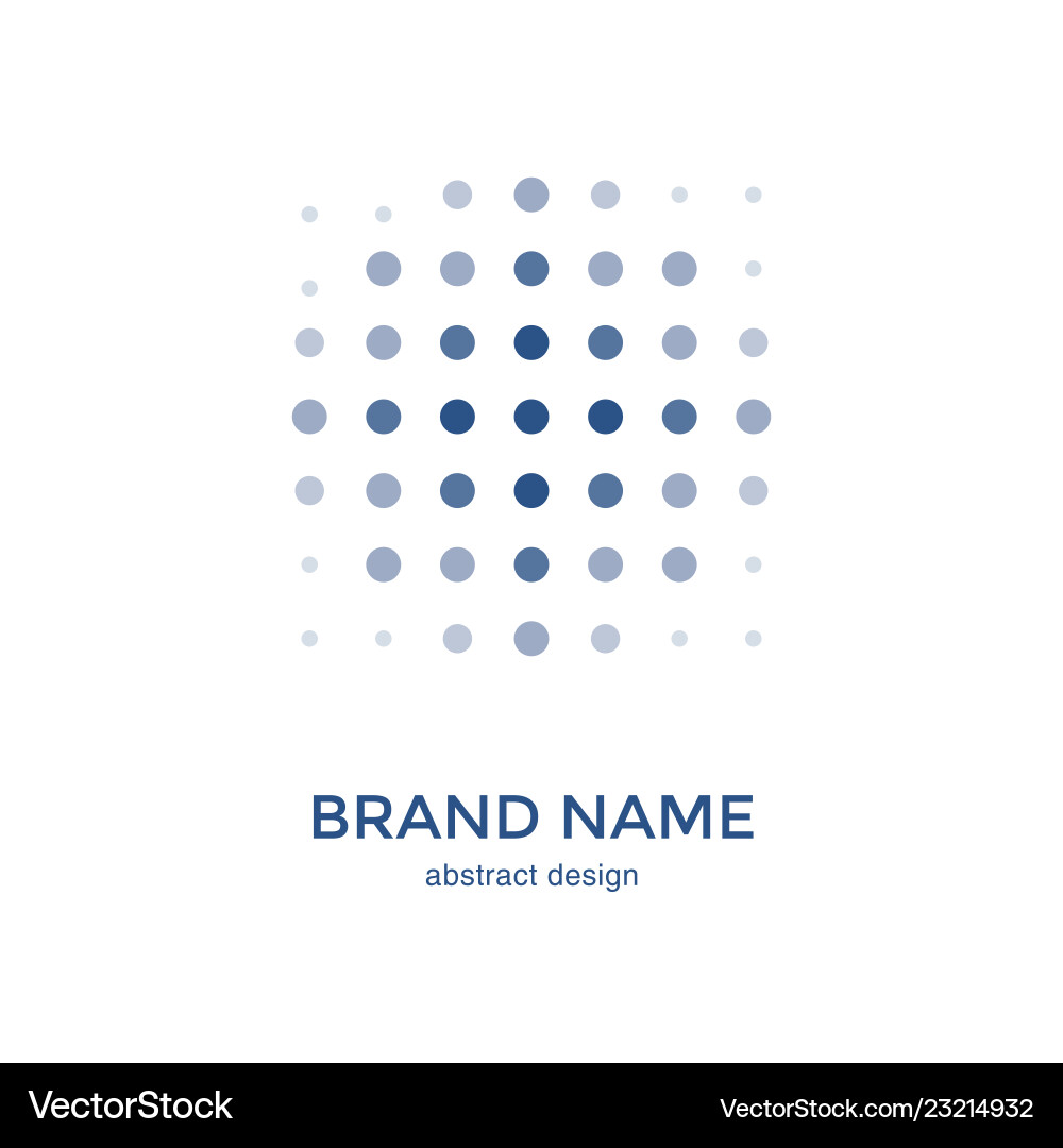 Halftone dots forms Halftone dots forms vector image