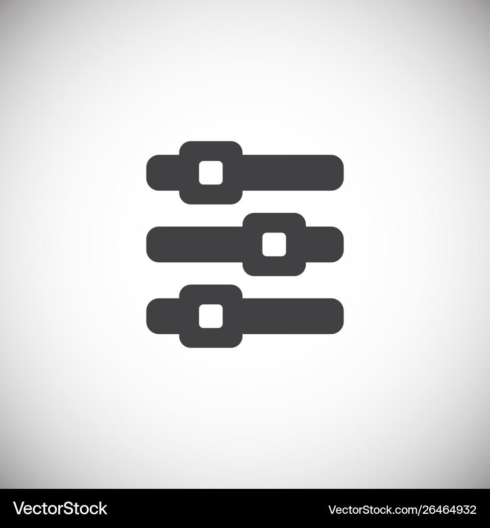 Option button icon on background for graphic Option button icon on background for graphic Vector Image