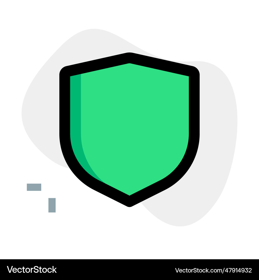 Security shield to prevent attacks against data Vector Image