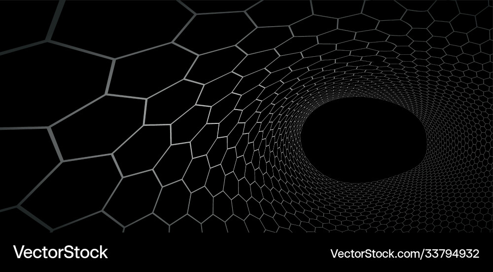 Technology abstract background with hexagons mesh Technology abstract background with hexagons mesh vector image