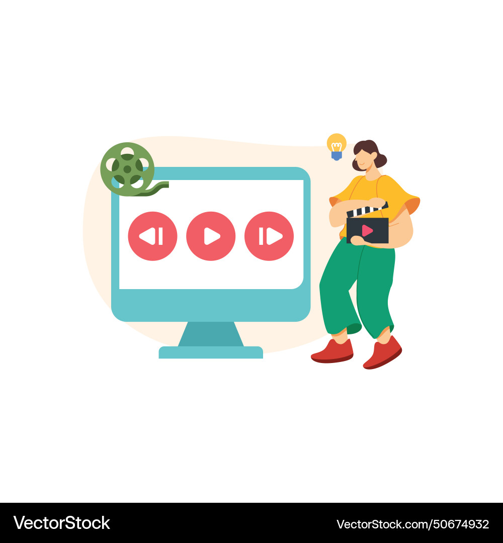 Video production Royalty Free Vector Image - VectorStock