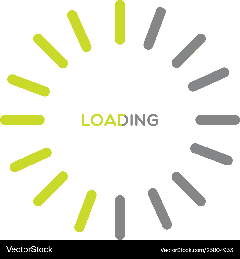 Abstract loading bar vector image