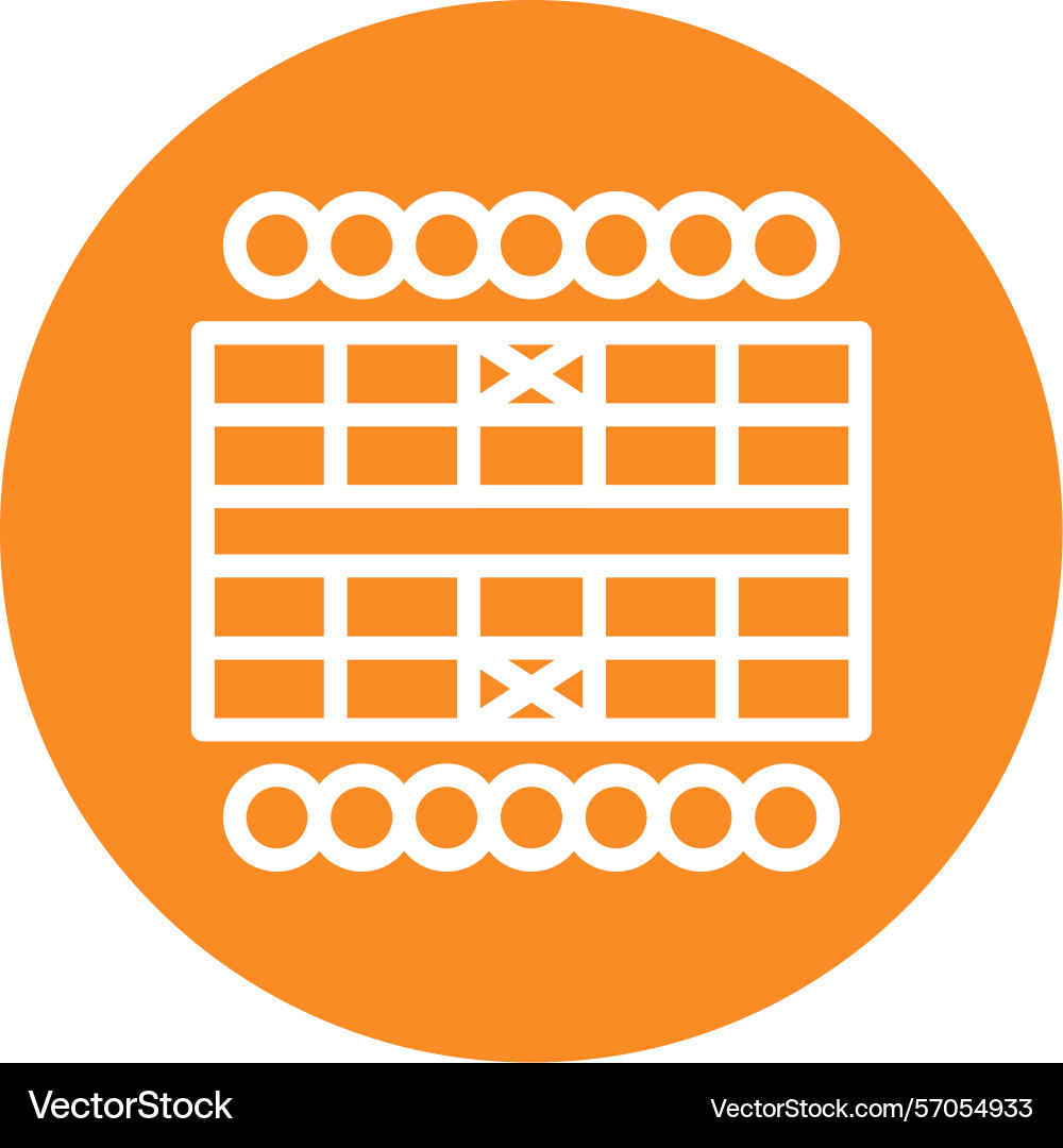 Chinese chess line circle style icon design Vector Image
