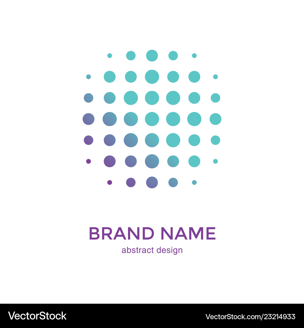 Halftone dots forms Halftone dots forms vector image