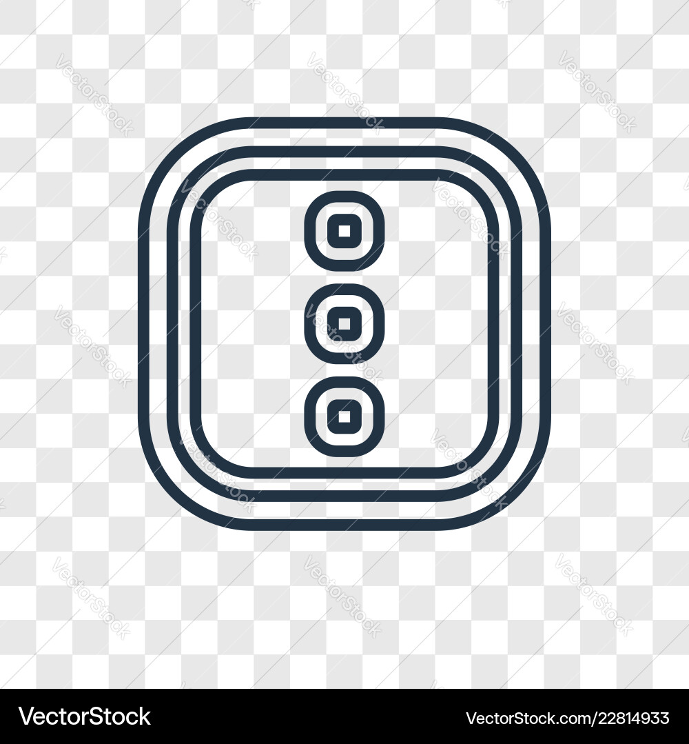 More concept linear icon isolated on transparent vector image