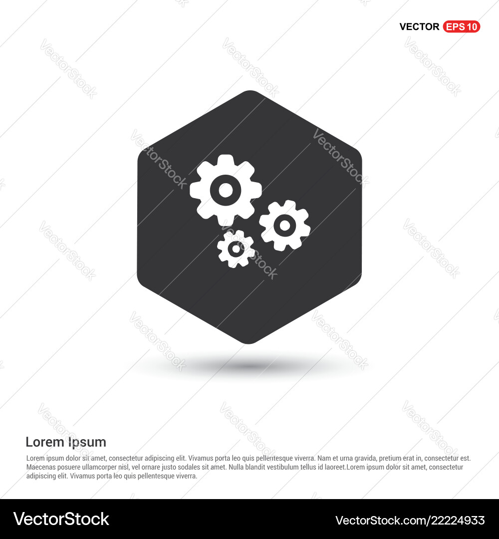 Setting icon Vector Image