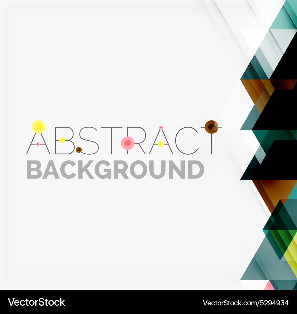 Abstract geometric background modern overlapping vector image