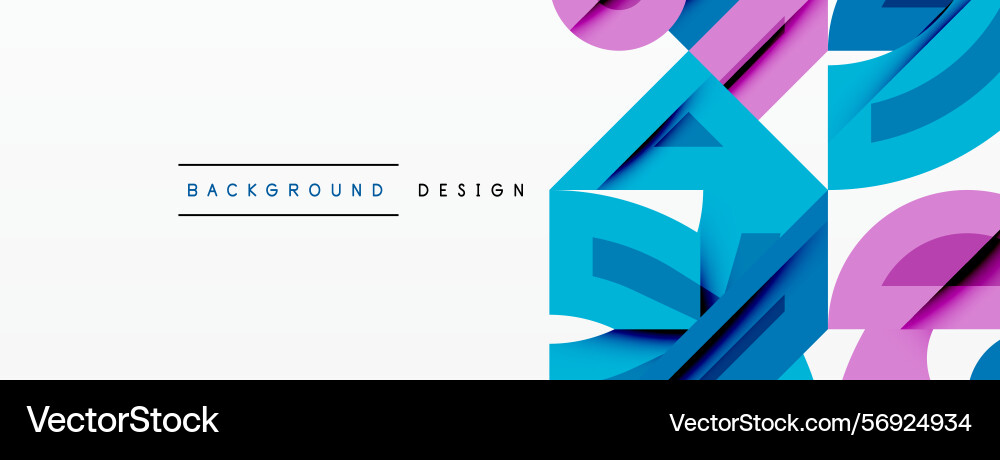 Abstract geometric shapes overlap creating Abstract geometric shapes overlap creating vector image