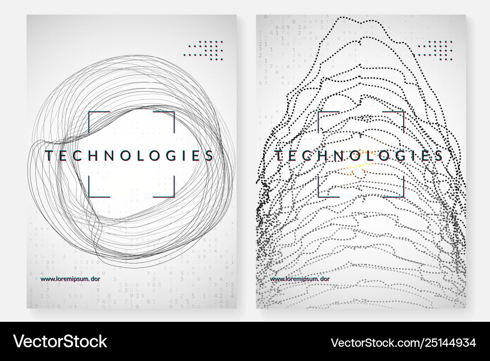 Big data background technology for visualization Big data background technology for visualization vector image