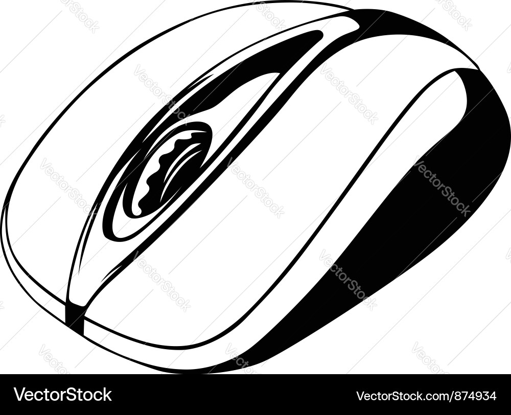 Computer mouse vector image