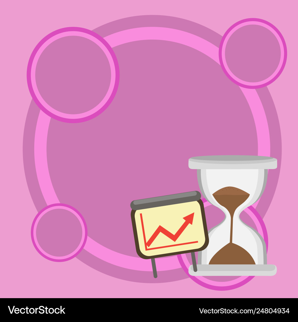 Growth chart with arrow going upward inside Growth chart with arrow going upward inside vector image