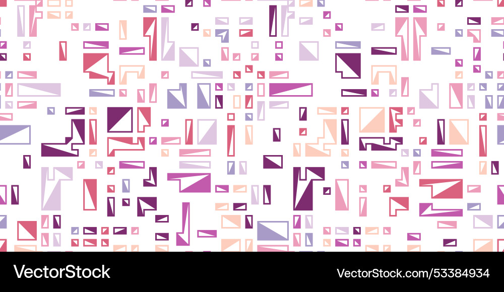 Seamless pattern of geometric shapes template Seamless pattern of geometric shapes template vector image