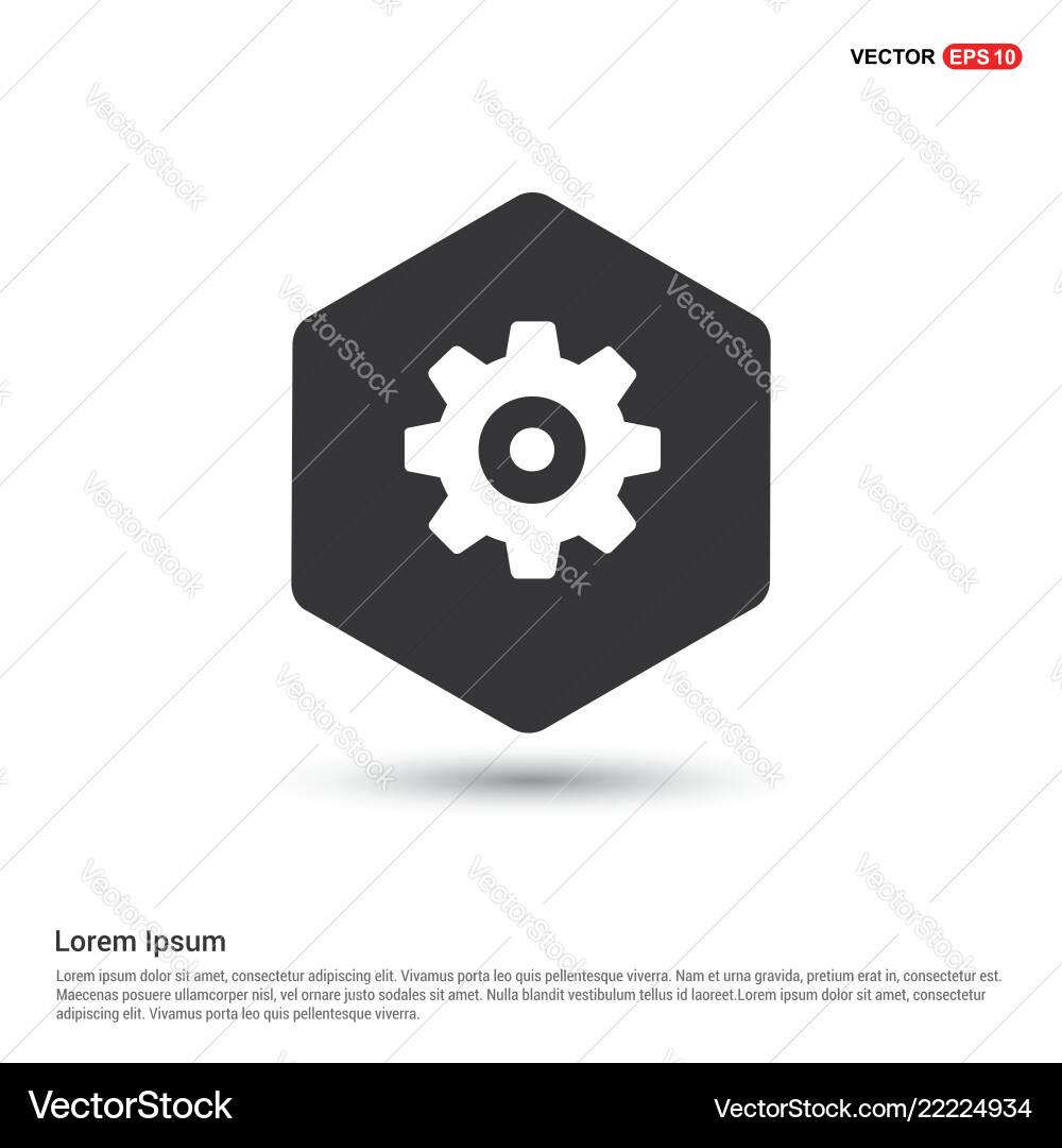 Setting icon Vector Image
