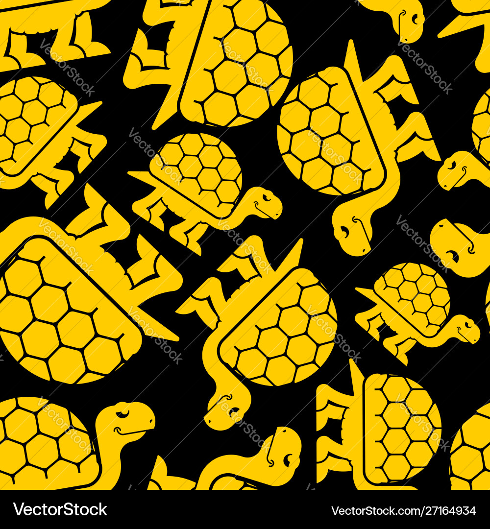 Turtle pattern seamless tortoise background Turtle pattern seamless tortoise background vector image