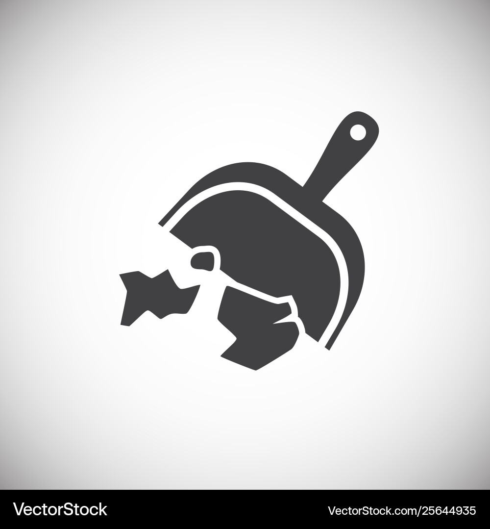 Garbage related icon on background for graphic Garbage related icon on background for graphic vector image