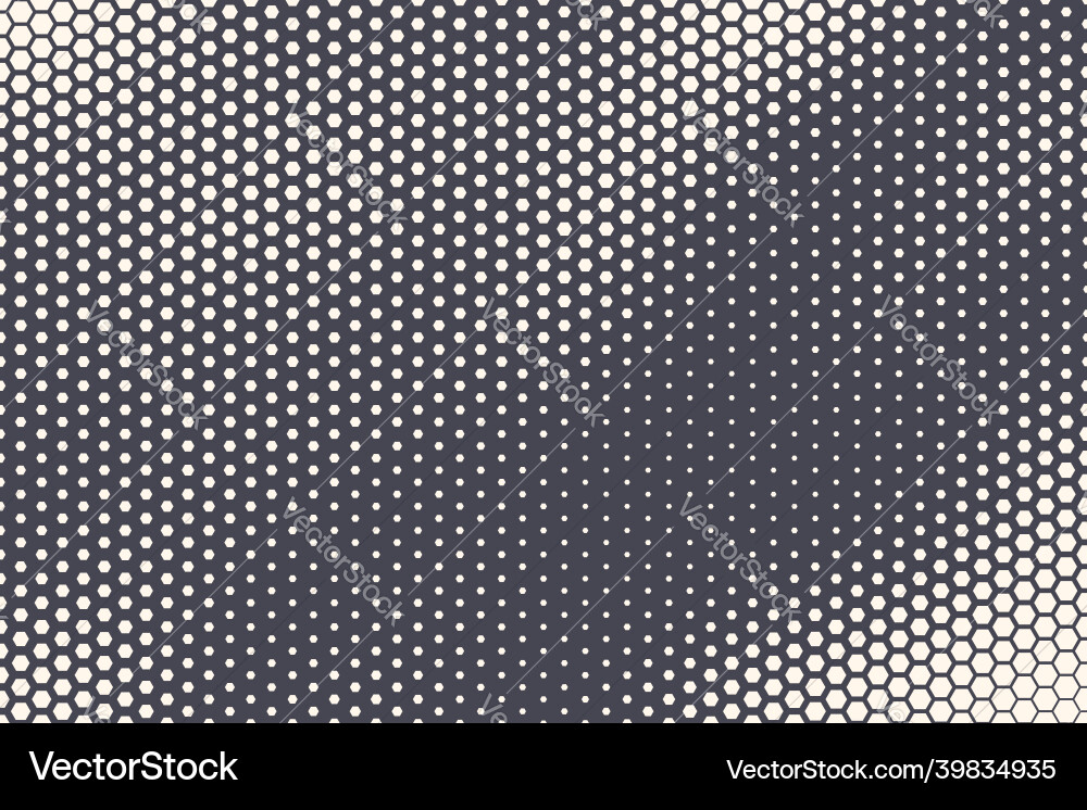 Halftone hexagonal pattern wavy texture abstract