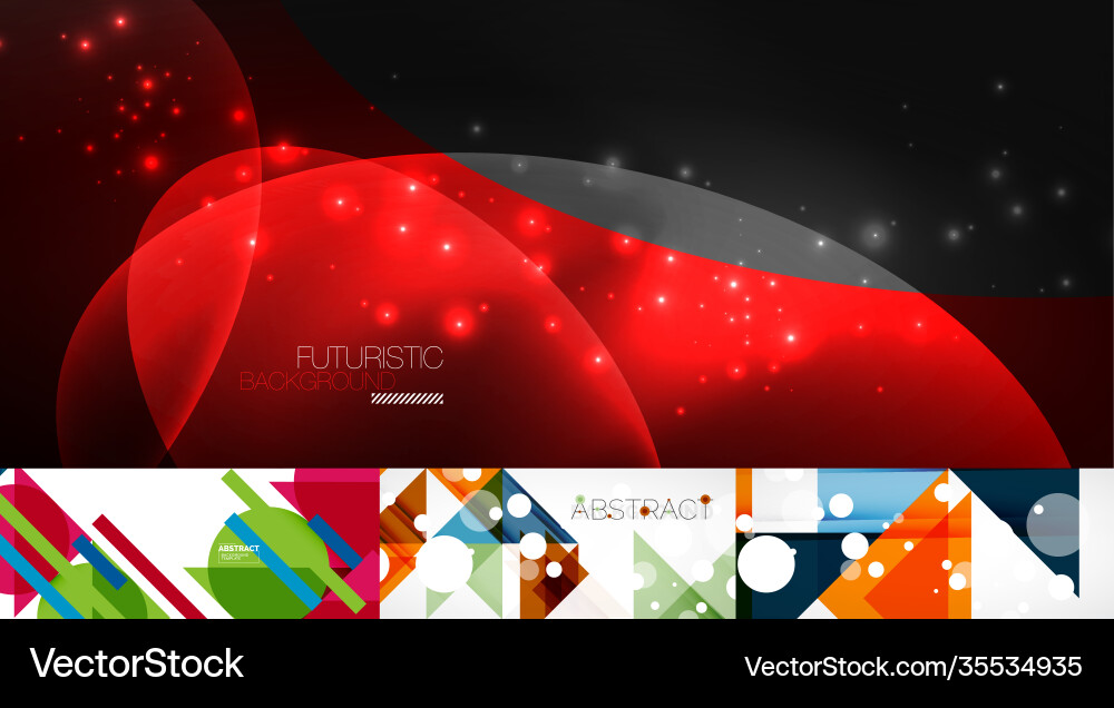 Set techno backgrounds internet concepts Set techno backgrounds internet concepts vector image