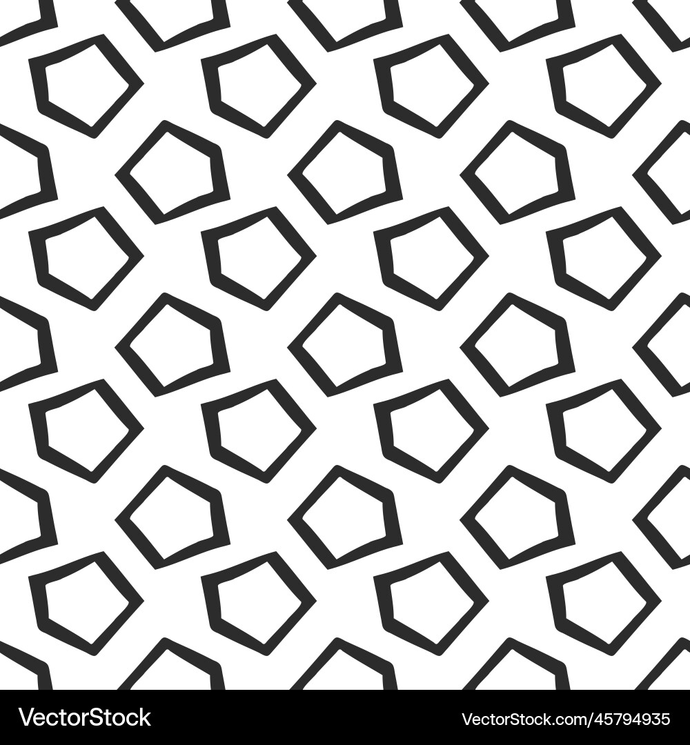 Simple and clean seamless pattern with geometric vector image
