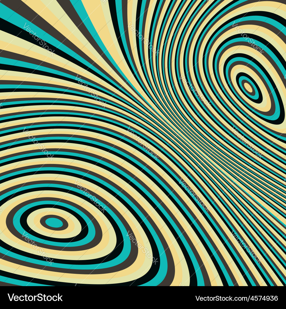 Abstract swirl background pattern with optical Vector Image