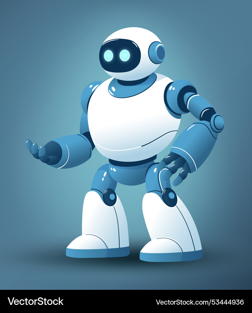 Ai robot assistant artificial intelligence Ai robot assistant artificial intelligence Vector Image