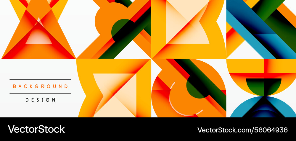 Circles squares lines abstract background Circles squares lines abstract background vector image