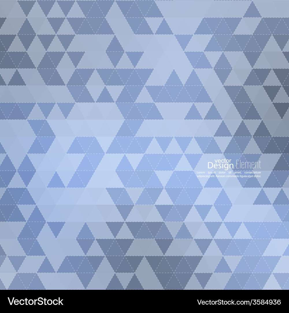 Creative abstract triangle pattern Vector Image