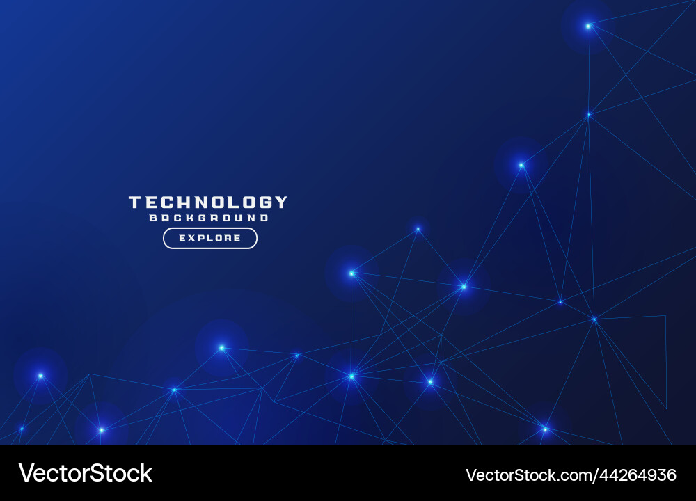 Technology particle abstract background Technology particle abstract background vector image