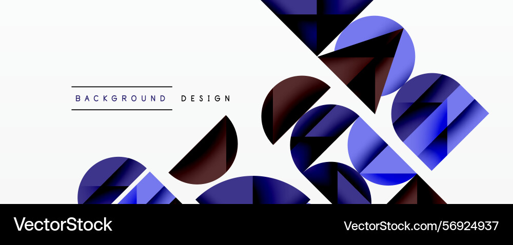 Abstract geometric shapes overlap creating Abstract geometric shapes overlap creating vector image