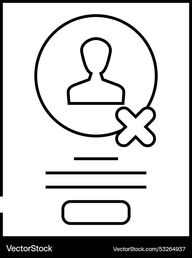Guerrilla testen ux ui design line icon Guerrilla testen ux ui design line icon vektorbild