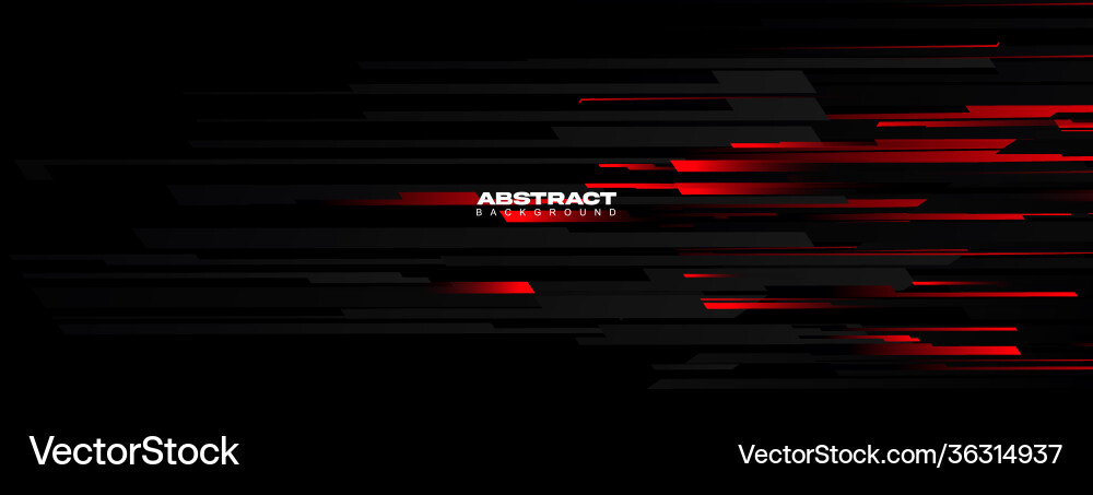 Motion line red and dark color abstract background Vector Image