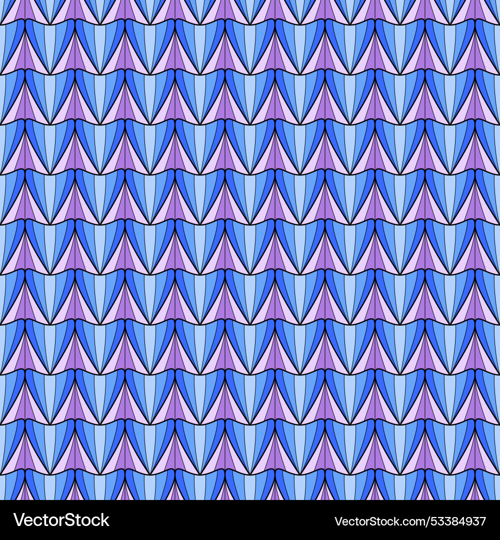 Seamless pattern of abstract shapes colorful Vector Image