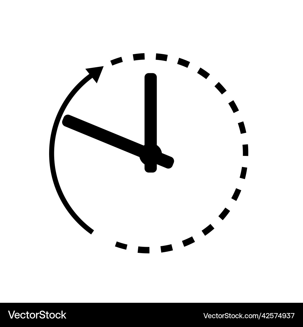 Timer icon clock symbol Timer icon clock symbol vector image