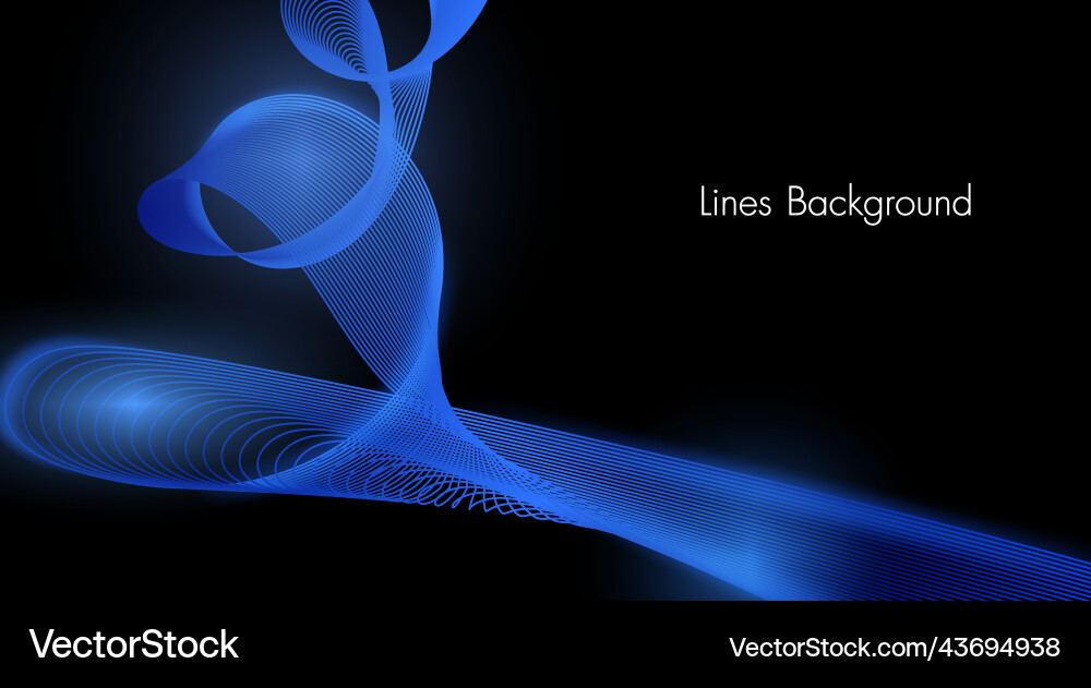 Abstract background line vector image