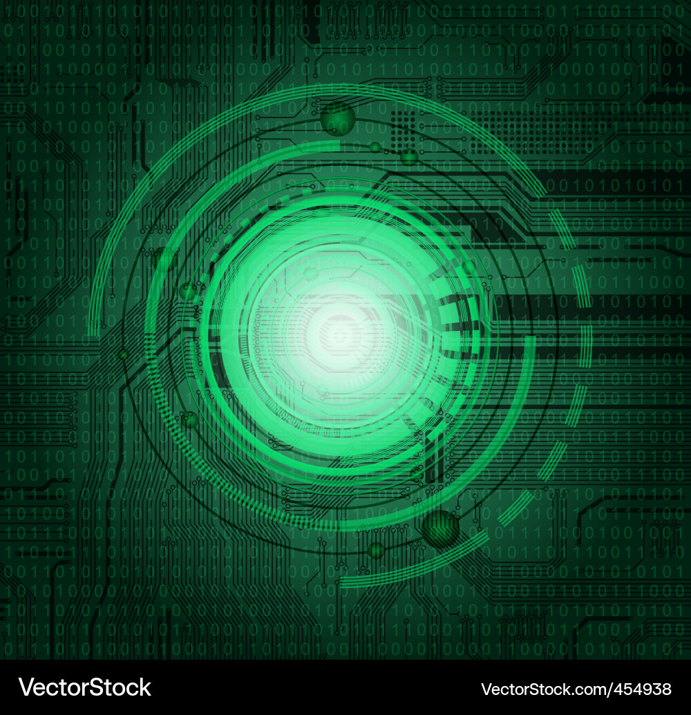 Abstract Circuit Background Vector Image