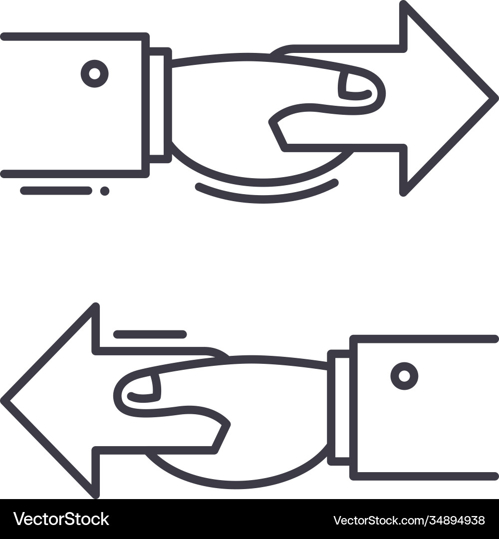 Competing Interests Icon Vector Image