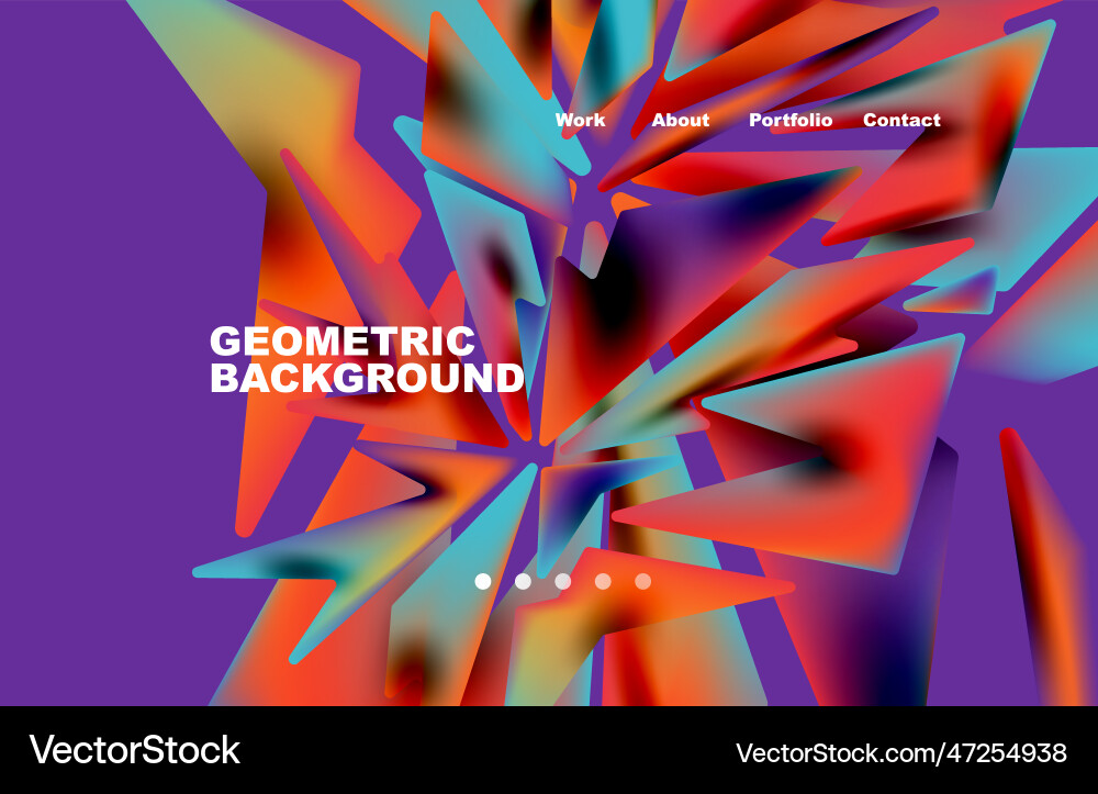 Shards shape composition abstract background web Shards shape composition abstract background web vector image
