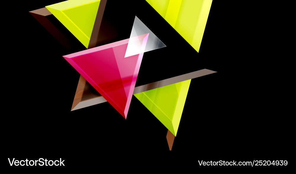 3d triangular minimal abstract background 3d triangular minimal abstract background Vector Image