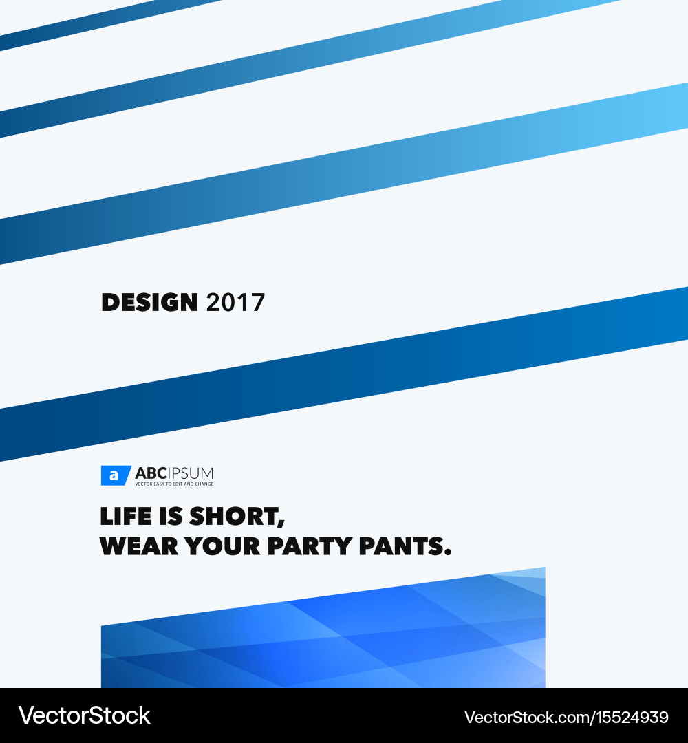 Abstract design elements for graphic layout Vector Image