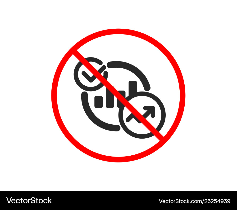 Charts statistics icon report graph sign Vector Image