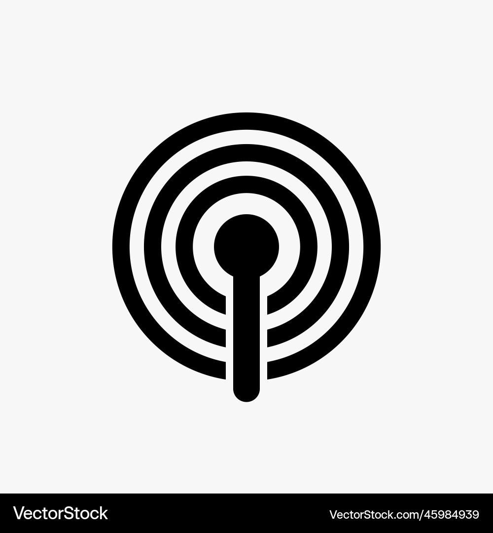 Signal icon design can also be used for user Signal icon design can also be used for user Vector Image