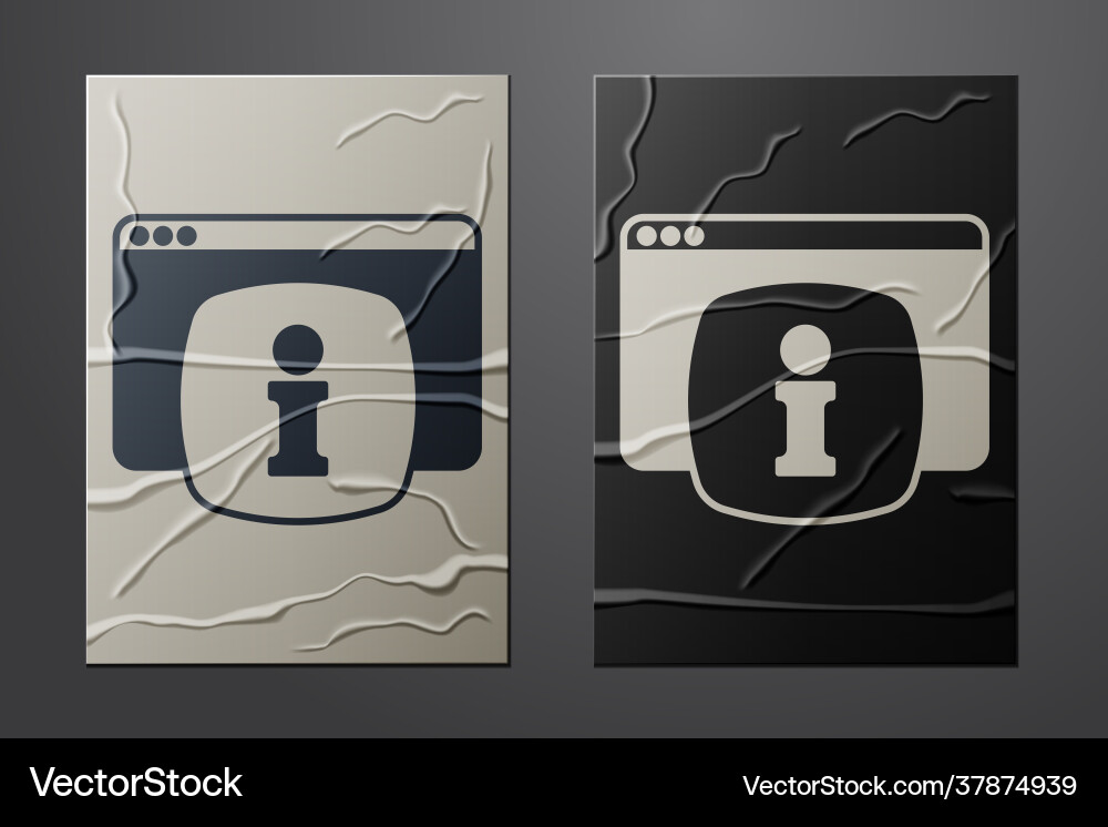 White computer monitor with text faq information vector image
