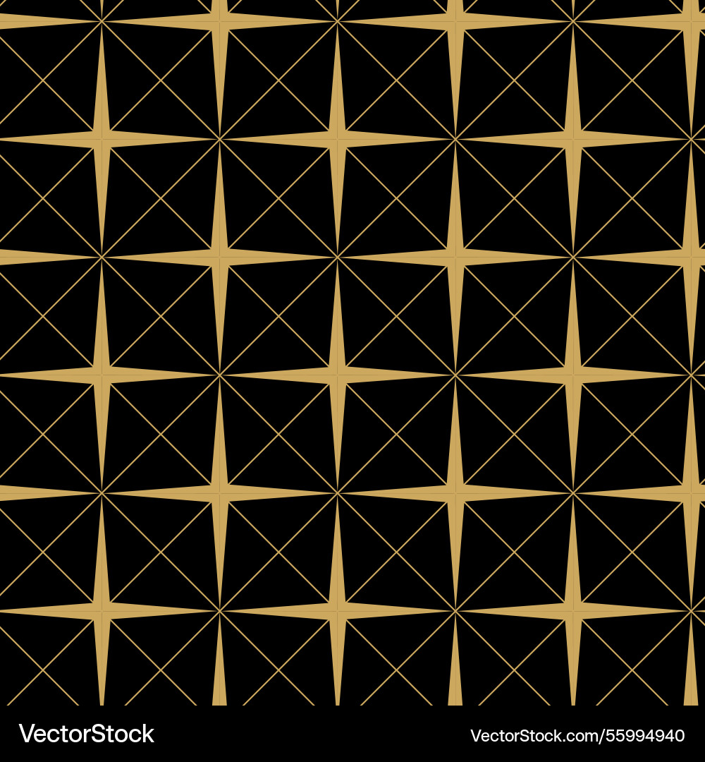 Abstract geometric pattern with squares crosses Vector Image