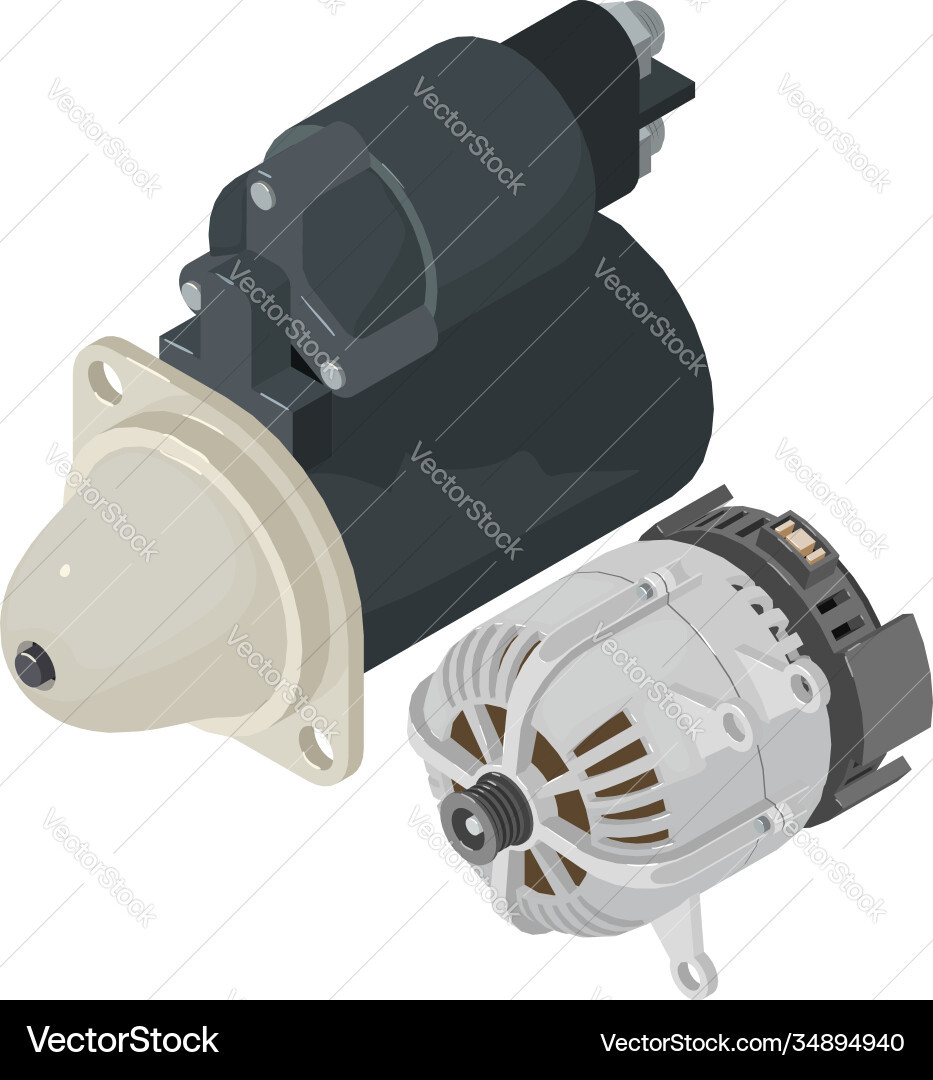 Auto part icon isometric style Auto part icon isometric style vector image