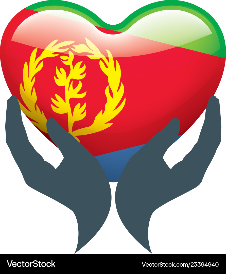 Eritrea Flag Symbol vector image