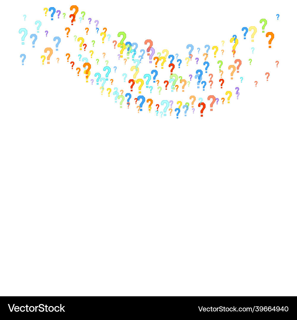 Question marks quiz doubt survey faq public poll Question marks quiz doubt survey faq public poll Vector Image