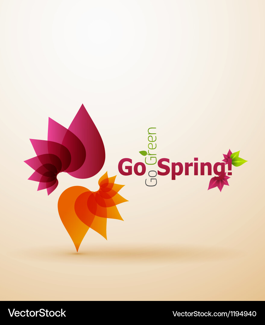 Spring flower abstract background Vector Image