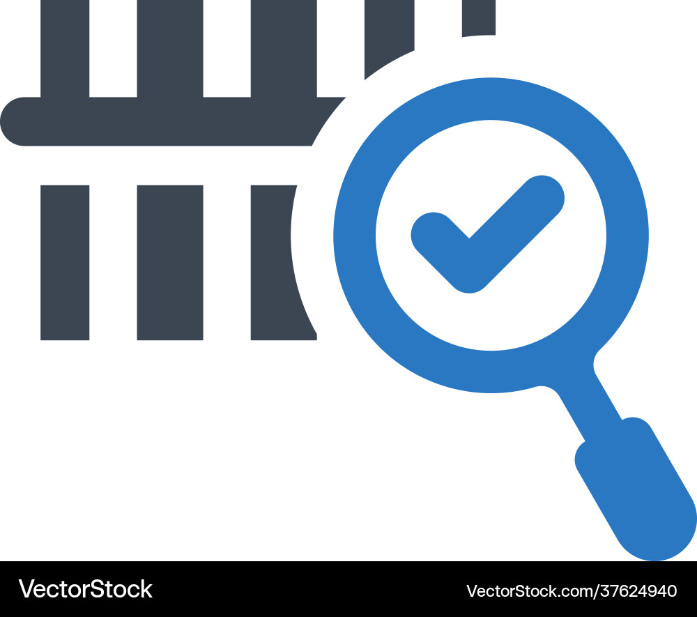 Tracking code icon vector image