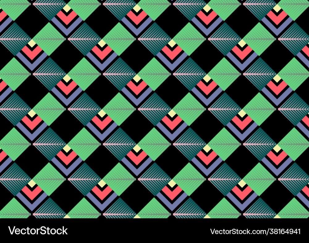 Abstract background geometric pattern design Vector Image