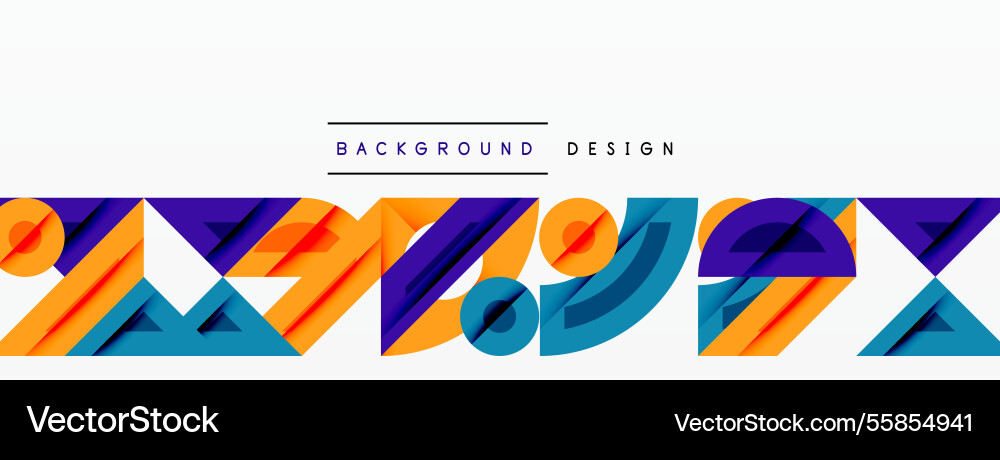 Abstract geometric background with shapes Abstract geometric background with shapes vector image